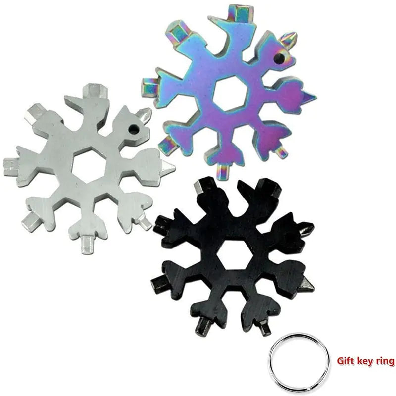 18-in-1 Stainless Steel Snowflakes Multi-tool